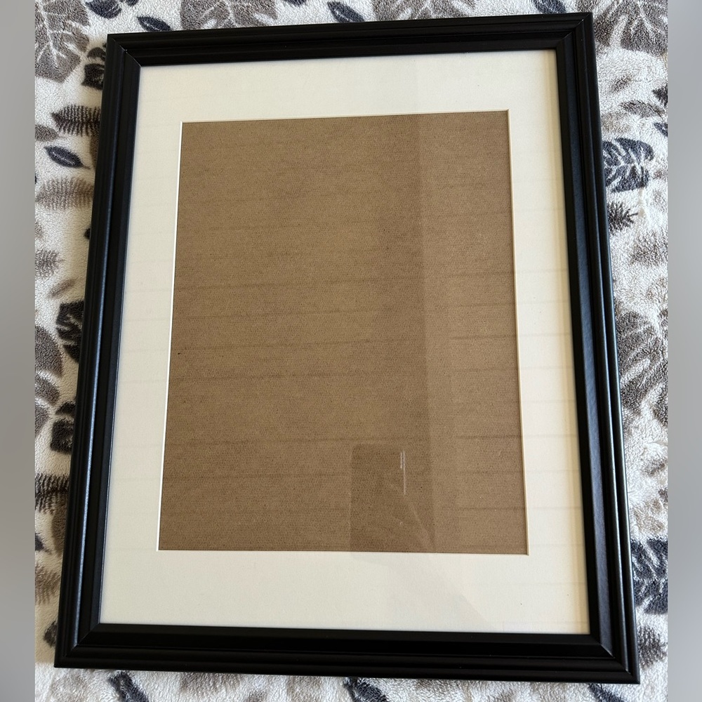 20” x 16”  Black Wooden Picture Frame.
